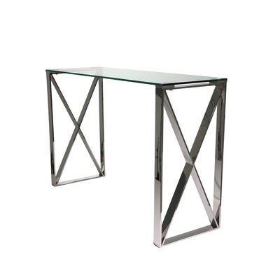 modern glass console tables